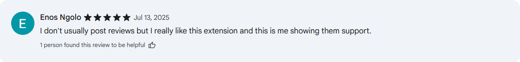 Review screenshot